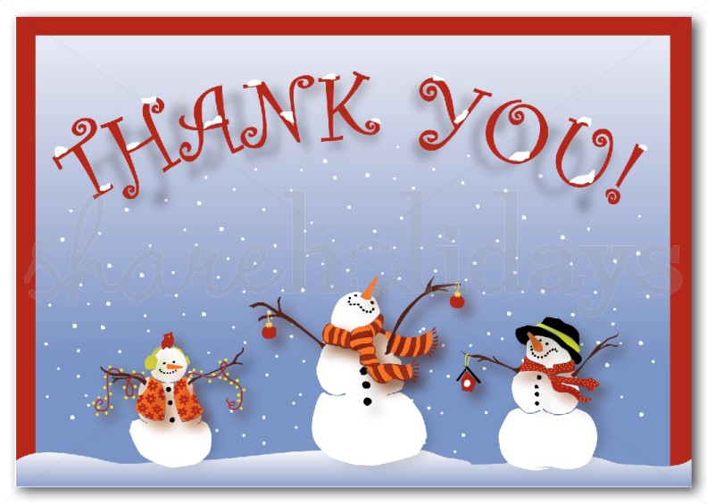 christmas thank you clipart